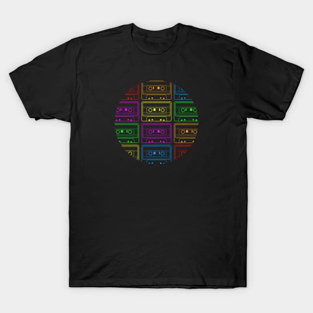 Cassettes II T-Shirt by Sirenarts